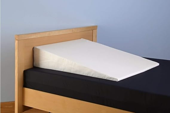 Extra Large Orthopaedic Memory Foam Wedge Pillow | Leg Elevation, Acid Reflux, GERD, Sciatica & Back Support | Washable Cover