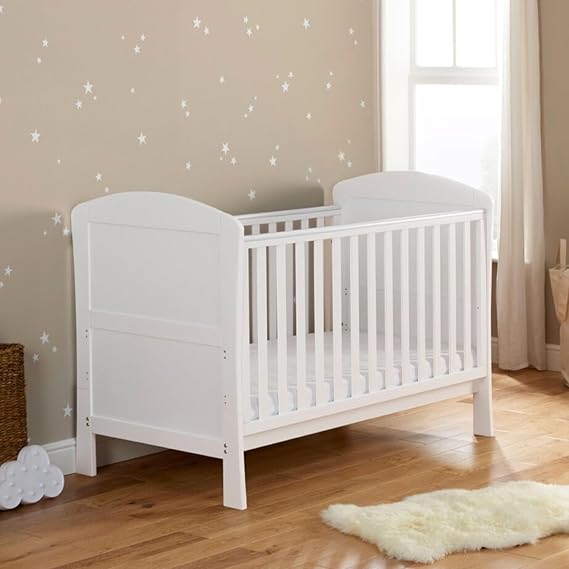 Baby Travel Cot Mattress | Extra Thick, Waterproof & Hypoallergenic Foam Mattress | Removable Quilted Washable Cover | Made in UK
