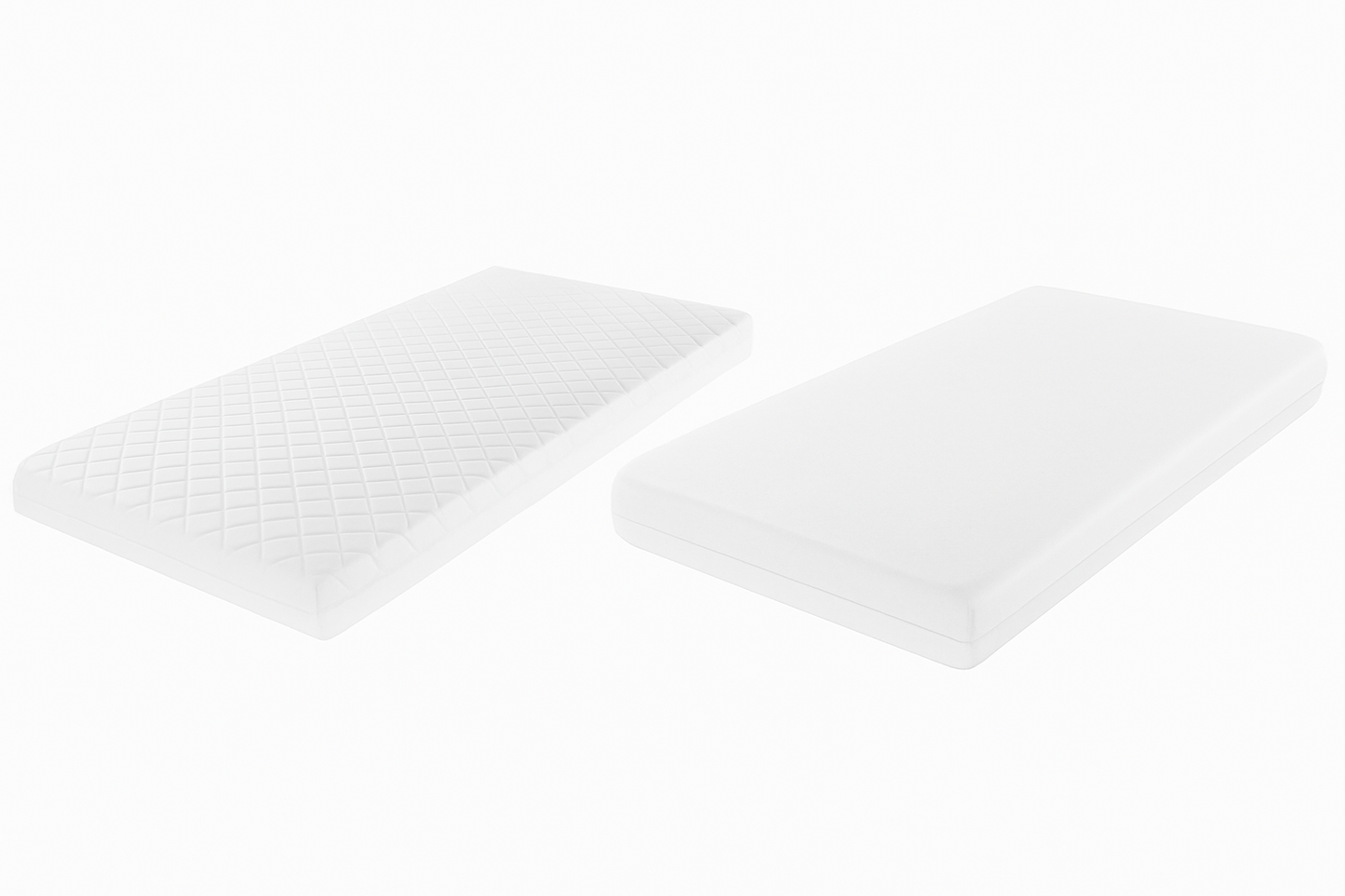 Baby Travel Cot Mattress | Extra Thick, Waterproof & Hypoallergenic Foam Mattress | Removable Quilted Washable Cover | Made in UK
