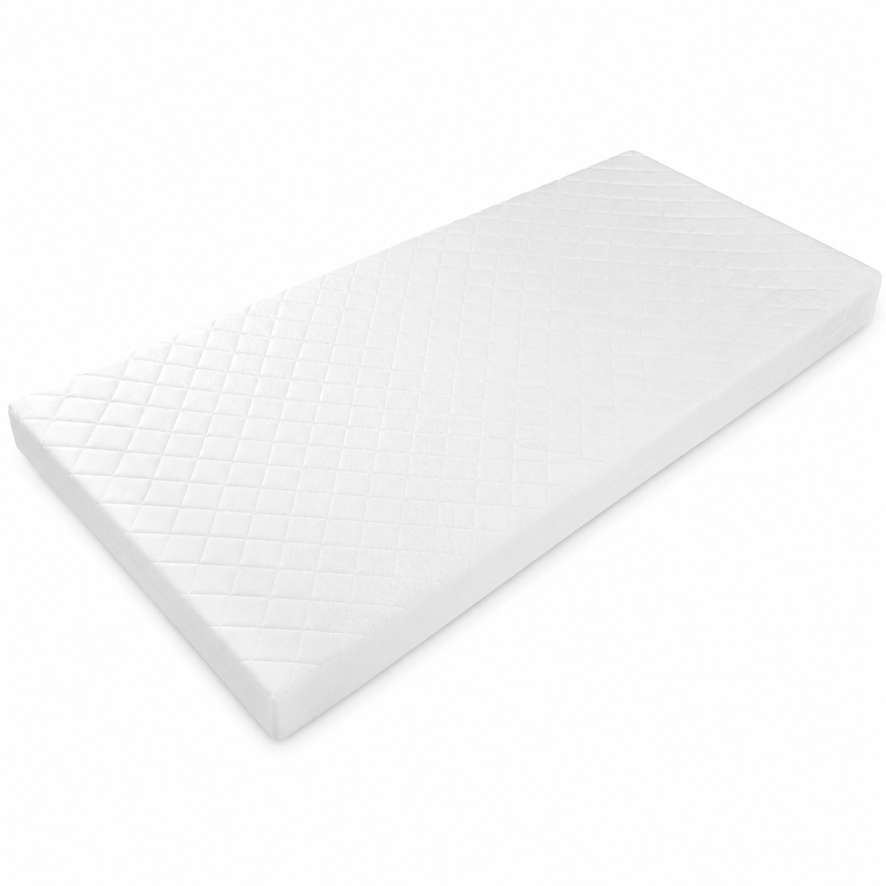 Baby Travel Cot Mattress | Extra Thick, Waterproof & Hypoallergenic Foam Mattress | Removable Quilted Washable Cover | Made in UK